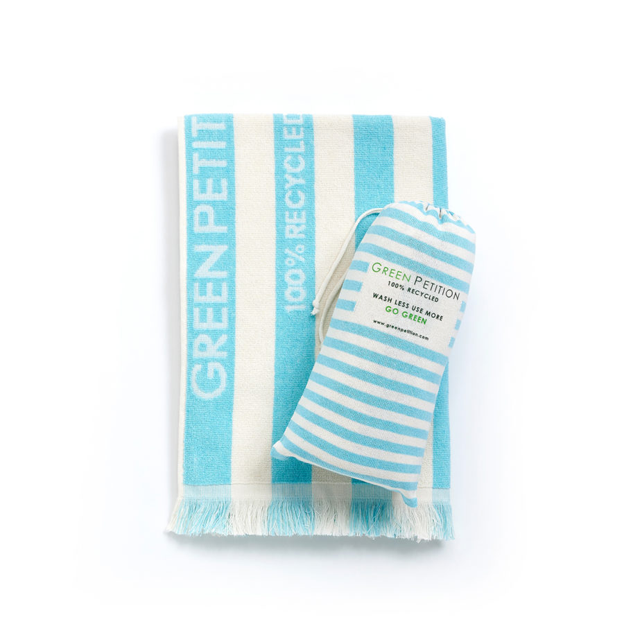 Capri stripped beach towel